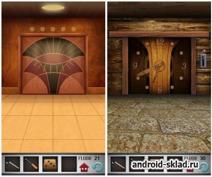 100 Floors - головоломка с дверьми для Android