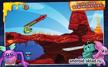Monster Island - веселая игра с монстрами для Andriod