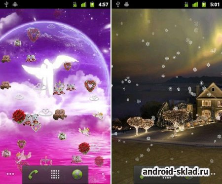 aniPet Holiday - живые обои на разные темы для Android