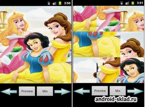 Princess Puzzle - пазлы с принцессами для Android