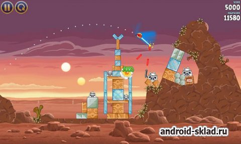 Angry Birds Star Wars - новый хит с птичками для Android