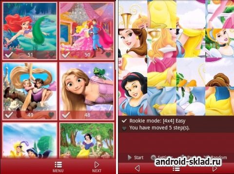 Princess Puzzle 3 - собирайте принцесс из пазлов на Android