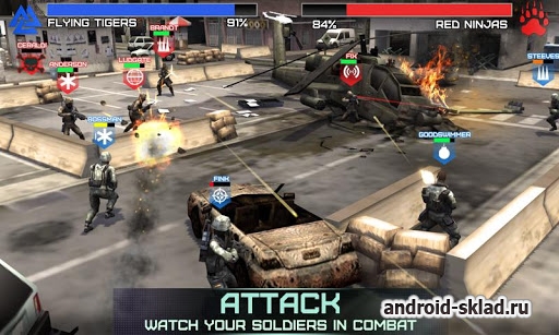 Rivals at War - смесь стратегии и экшена для Android