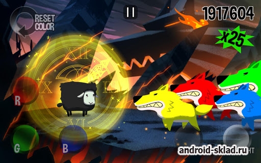 Color Sheep - овцы в плену у волков на Android Color Sheep - овцы в плену у волков на Android