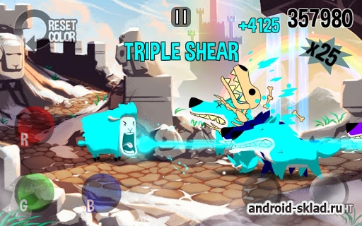 Color Sheep - овцы в плену у волков на Android Color Sheep - овцы в плену у волков на Android