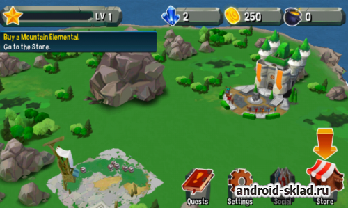 Giant Realms - трехмерная онлайн стратегия для Android