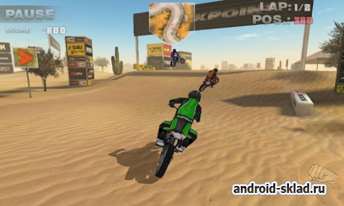 Hardcore Dirt Bike 2 - симулятор гонок по мотокроссу для Android
