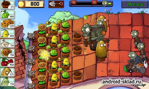 Plants vs. Zombies (Русская версия) для Android Plants vs. Zombies (Русская версия) для Android