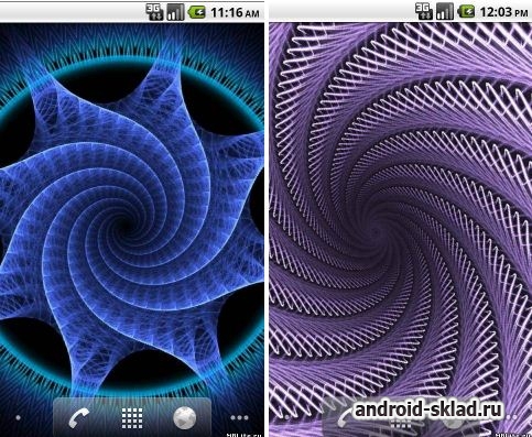 Hypnotic - гипнотические живые обои для Android
