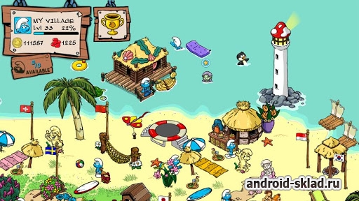 Smurfs Village - стратегия с смурфами для Android Smurfs Village - стратегия с смурфами для Android