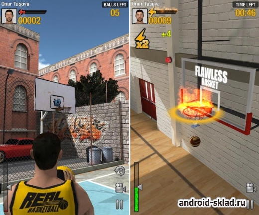 Real Basketball - настоящий реальный баскетбол для Android