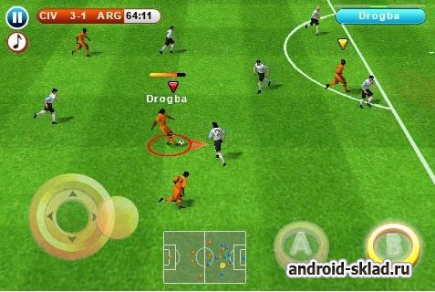 Real Football 2010 - реальный футбол для Android Real Football 2010 - реальный футбол для Android