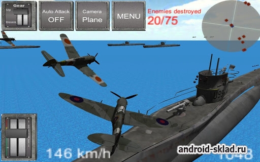 Combat Flight Midway Battle - воздушные сражения на Android