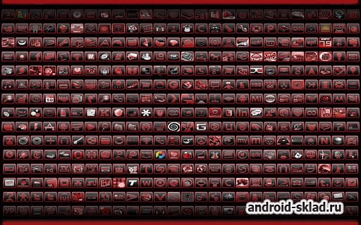 Serenity Multi Launcher Red Theme
