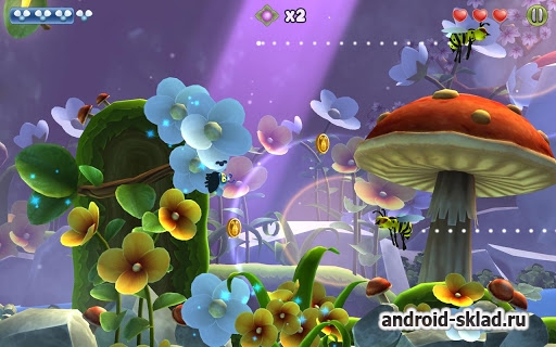 Shiny The Firefly - приключения светлячка на Android