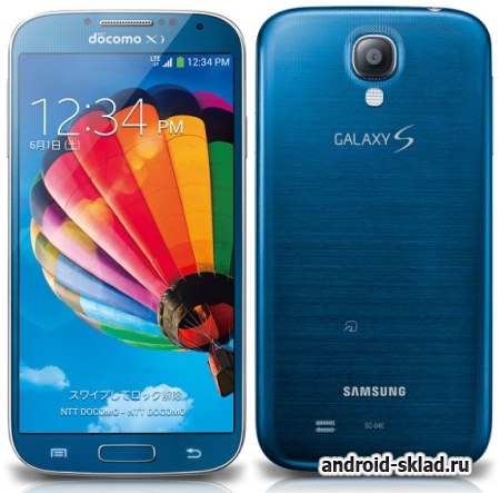 Samsung Galaxy S 4 появится в синем цвете