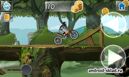 Moto Trail Ultimate - простенький мототриал для Android