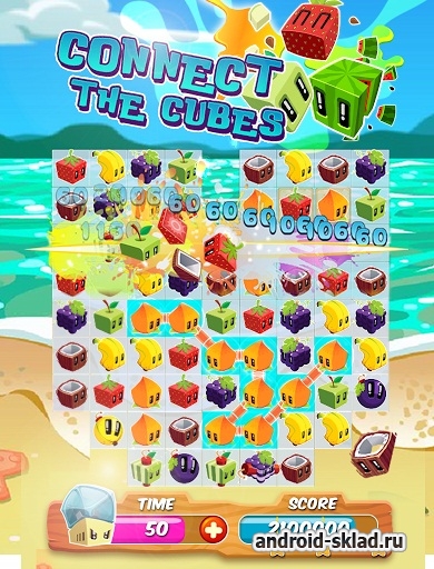 Juice Cubes - мир фруктовых ломтиков на Android
