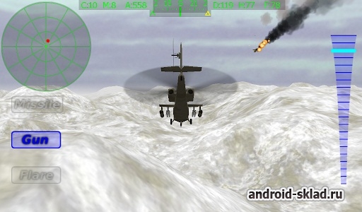 Apache Chopper Pilot 3D HD - трехмерный симулятор вертолета