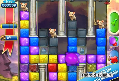 Pet Rescue Saga - головоломка с красивой графикой для Android Pet Rescue Saga - головоломка с красивой графикой для Android