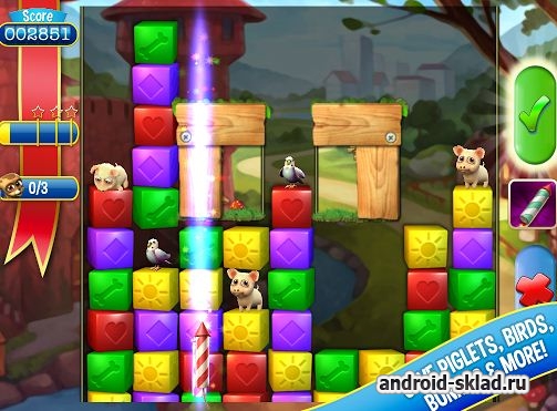 Pet Rescue Saga - головоломка с красивой графикой для Android Pet Rescue Saga - головоломка с красивой графикой для Android