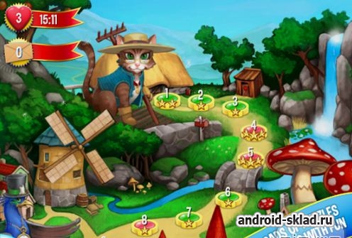 Pet Rescue Saga - головоломка с красивой графикой для Android