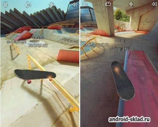 True Skate - симулятор скейтбордиста для Android
