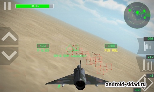 Strike Fighters Attack - холодная война в воздухе на Android
