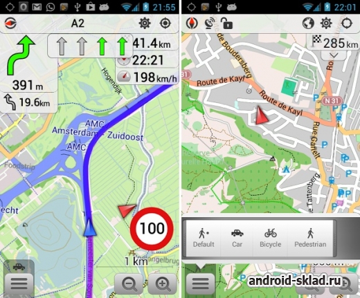 OsmAnd - новая система навигации для Android