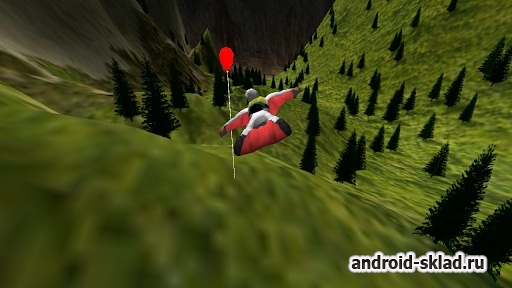 Wingsuit Pro - парение в воздухе на Android