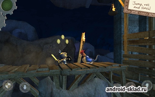 Wind-up Knight - рыцарь спасает принцессу на Android Wind-up Knight - рыцарь спасает принцессу на Android
