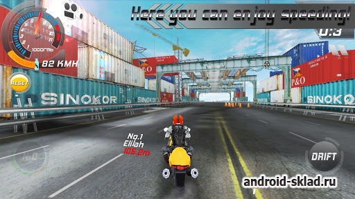 Real Moto HD - захватывающие мотогонки на Android