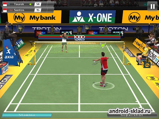 Badminton Jump Smash - увлекательный бадминтон на Android