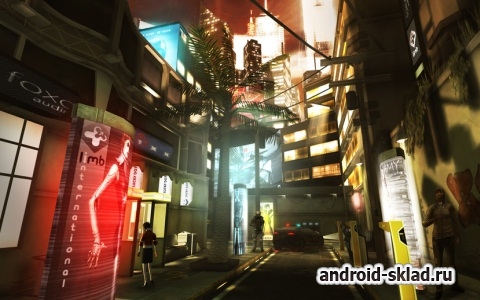 Deus Ex The Fall - продолжение фантастического шутера на Android