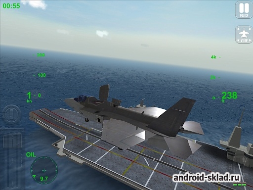 F18 Carrier Landing - симулятор скоростных полётов на истребителе