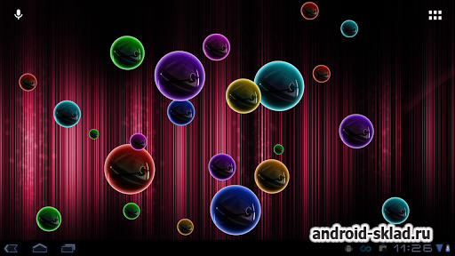 Neon Bubble Live Wallpaper - живые обои и неоновые шары