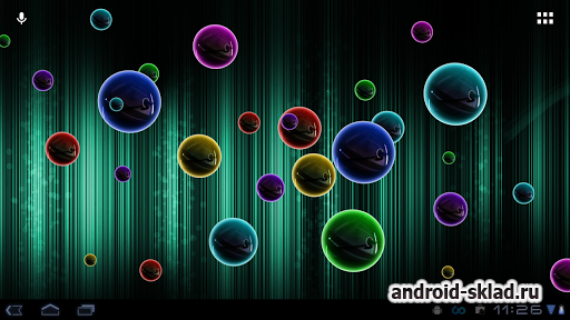 Neon Bubble Live Wallpaper - живые обои и неоновые шары