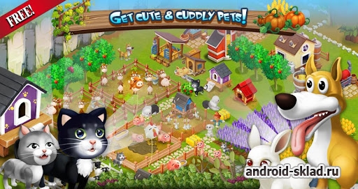 Happy Farm Candy Day - веселая ферма с мультиплеером для Android
