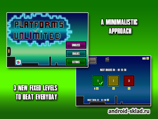 Platforms Unlimited - платформер на Android