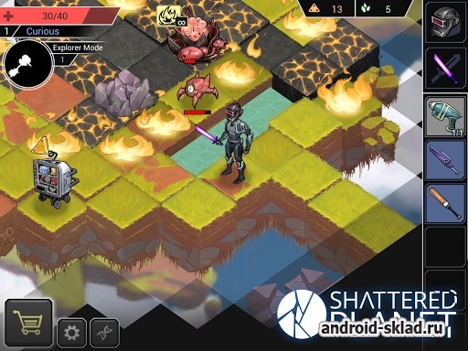 Shattered Planet - фантастическая РПГ для Android