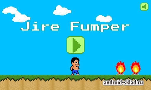 Jire Fumper - аркада в пикселях на Андроид