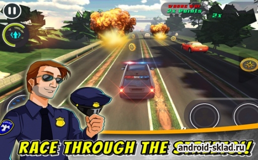 Cop Riot 3D Car Chase Race - полицейский раннер