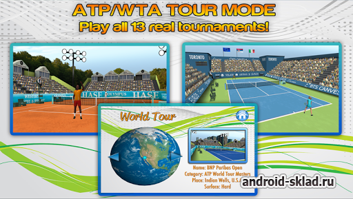First Person Tennis World Tour - большой теннис