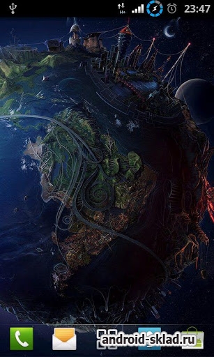 Earth HD Deluxe Edition - обои в космосе
