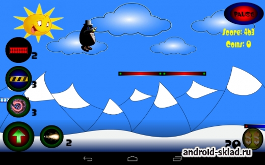 Harcore Penguin - Приключения пингвина на Андроид