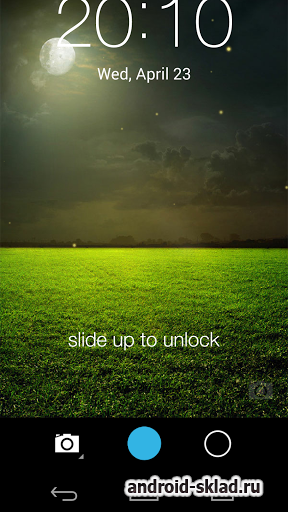 Fireflies lockscreen - обои с блокировкой для Android