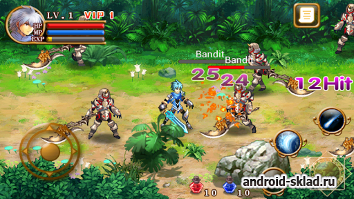 Dragon Fighting Mission RPG - слешер с динамикой для Андроида