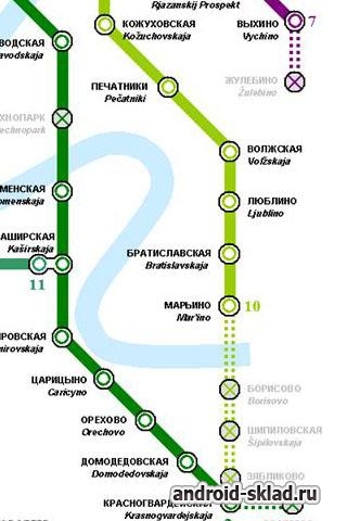 Москва - Карта метро