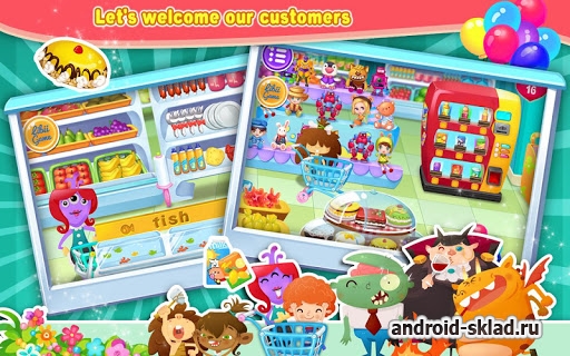 Candys Supermarket - игрушечный супермаркет на Android