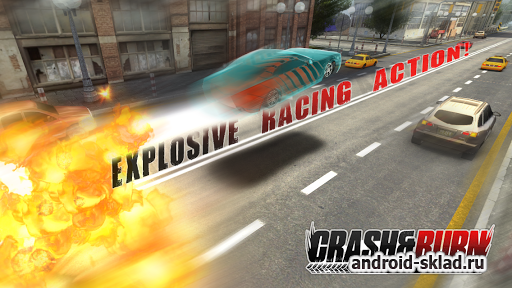 Crash and Burn Racing - гоняем по городу
